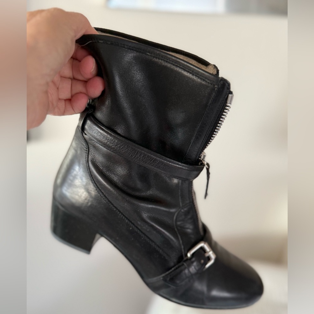 Tabitha Simmons Black Stirling Ankle Booties